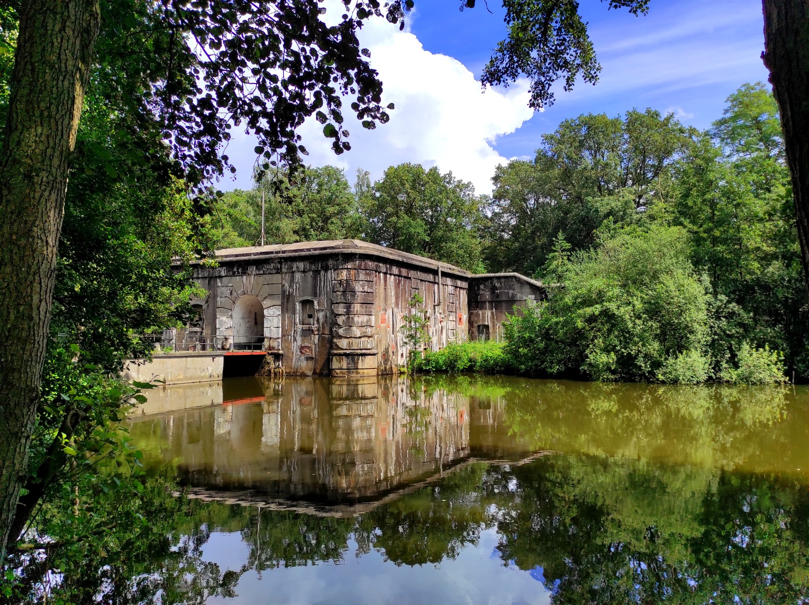 Aanzicht voorzijde Fort Oelegem